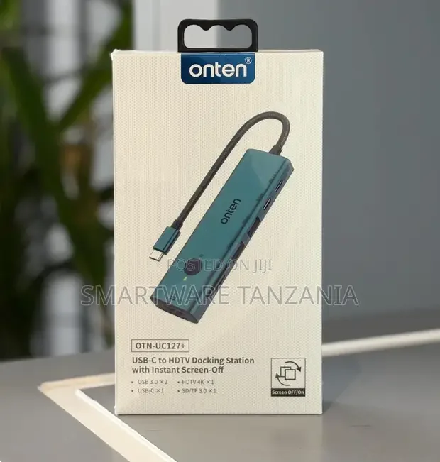 Onten Otn-uc127+ Usb-c Dock Hdtv Screen-off Sd Usb 3.0