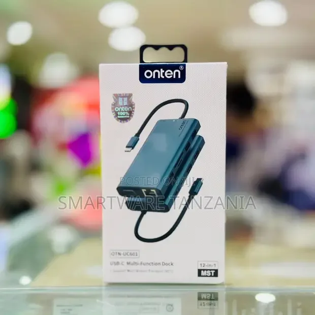 Onten Otn-uc601 12-in-1 Usb-c Docking Station With Mst Support
