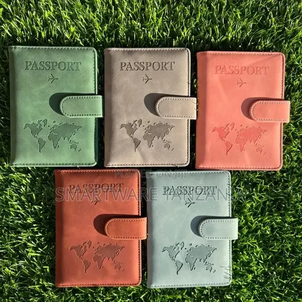 Passport Holder Cover, PU Leather Passport Cover Case Wallet