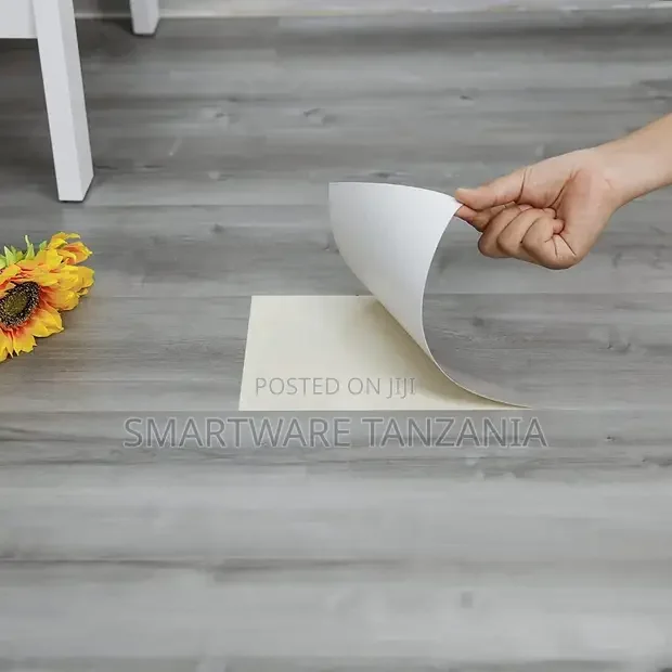 Peel and Stick Floor Wood Grain Kitchen Living Room Bedroom