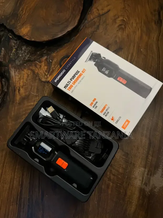 Porodo Multi-Purpose Hair Beard Trimmer  Cordless