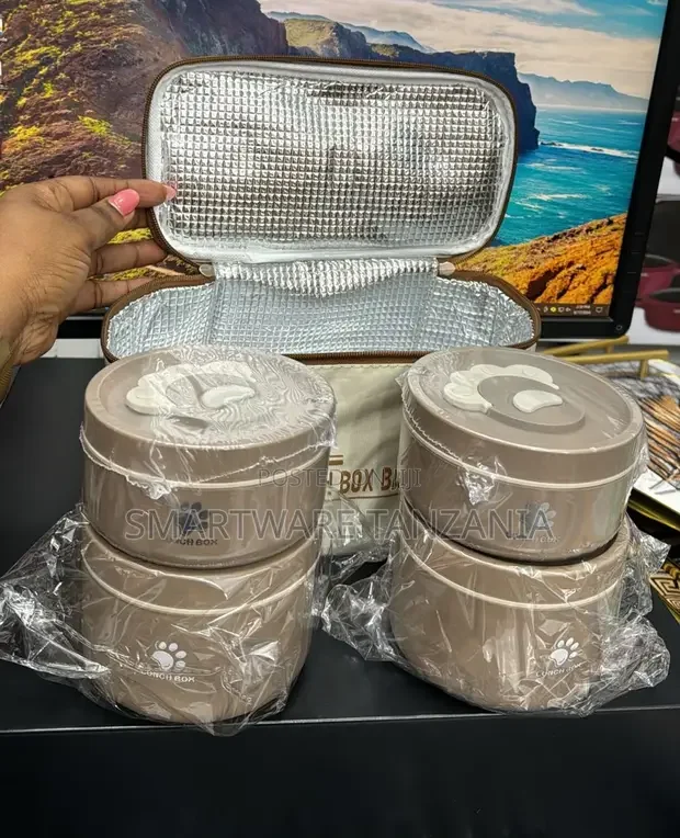 Portable Insulated Lunch Container Set Food Container