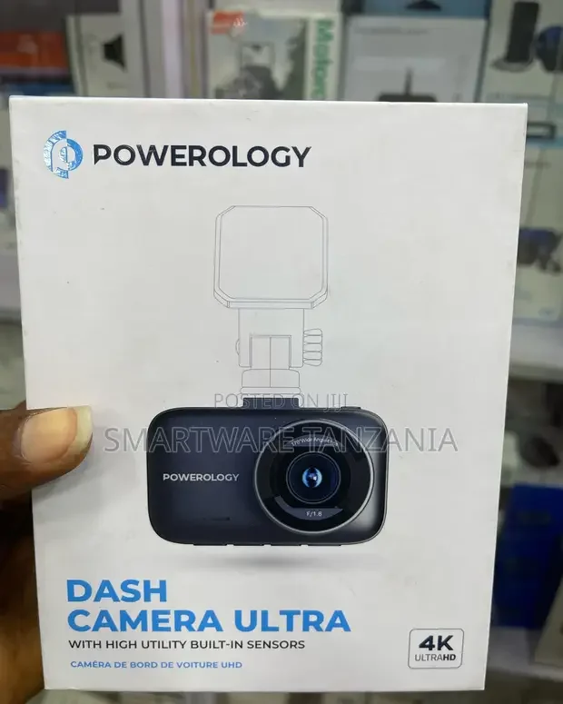 Powerology Dash Camera Ultra 170° Angle F1.6 Lens Car Recorder