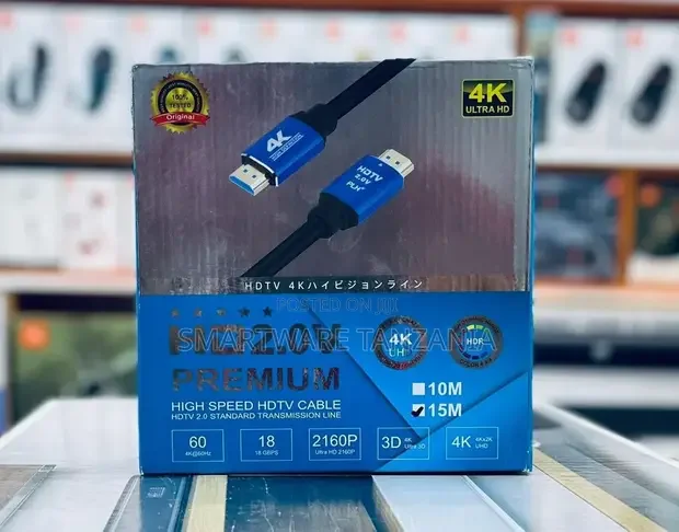 Premium Hdmi 2.0 Cable 60hz HDR 15m High Speed 18gbps Ultra Hd