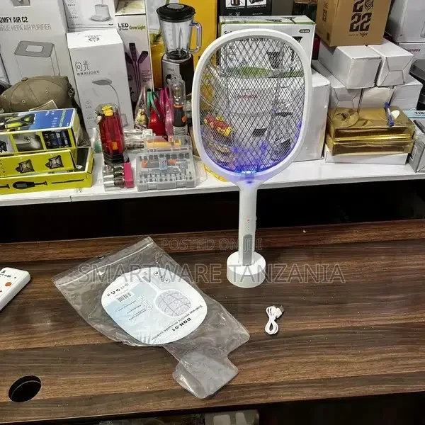 Racket With Charging Base, Home and Outdoor Mosquito Killer