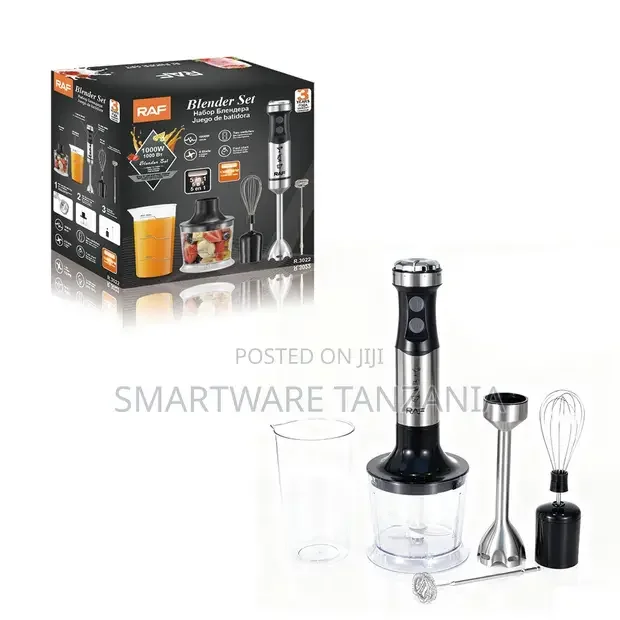 Raf 5in1 Immersion Blender 1000w R.3022 Hand Blender Complete Set