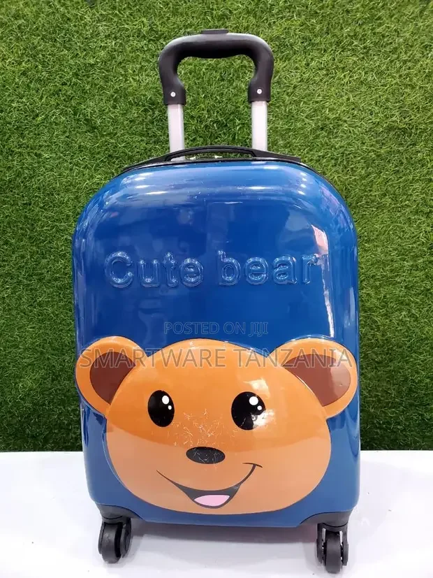 Rotating Wheels 18 Inch Kids Travel Trolley Luggage Bag