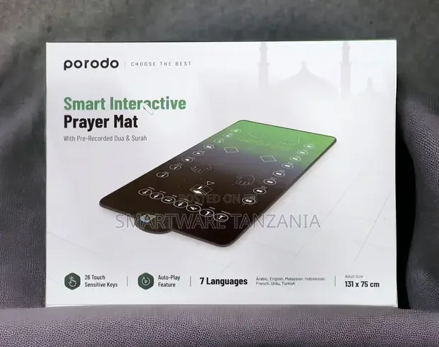 Smart Interactive Prayer Mat With Pre-Recorded Dua Surah