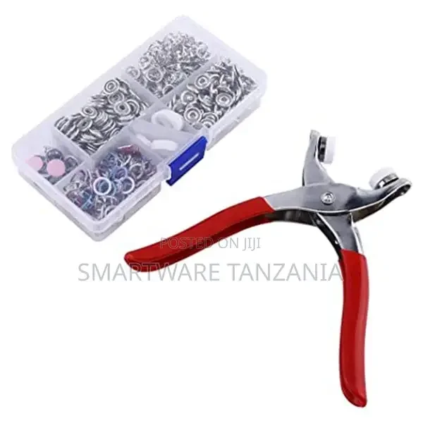 Snap Fasteners Kit, 100 Sets Mixed Colours Metal Prong Snap