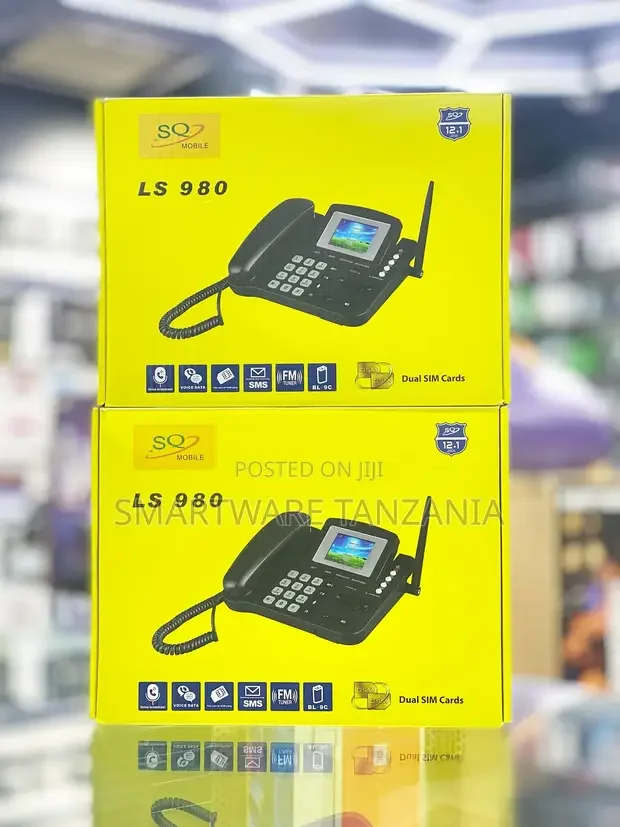 Sq Ls 980 Dual Sim GSM Fixed Wireless Phone - HomeOffice Landline