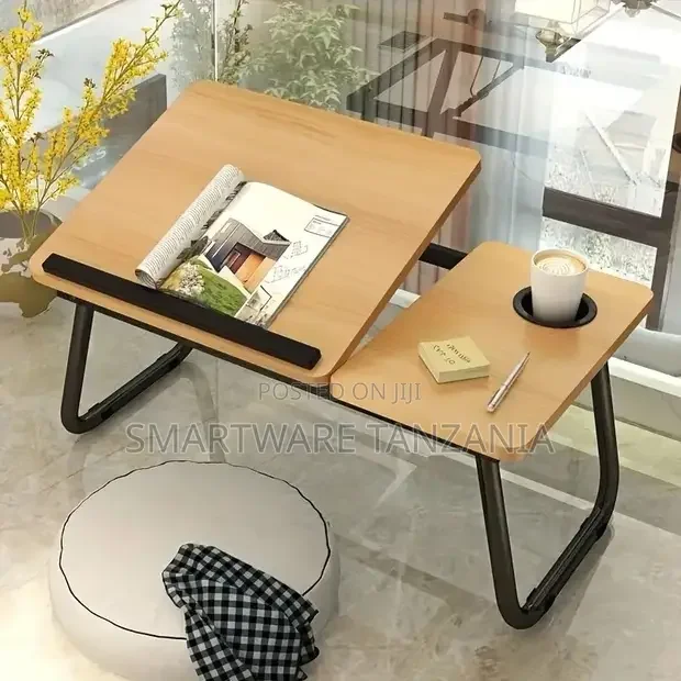 Table Laptop Table, Portable Standing Bed Desk Foldable