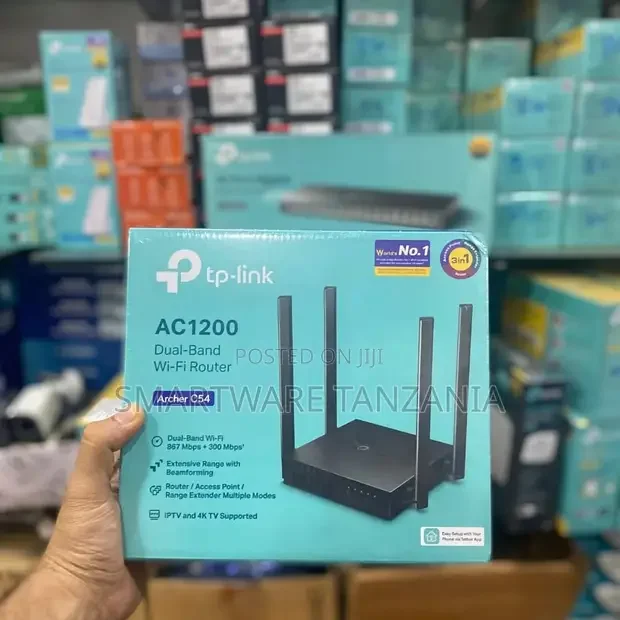 Tp-Link Archer C54  Ac1200 Dual-Band Wifi Router 2.4 GHZ 300 MBPS