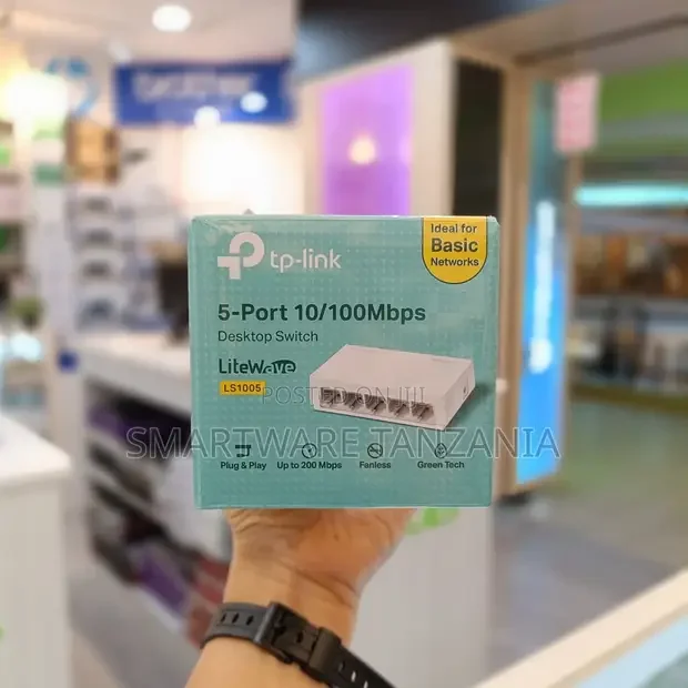 Tp-Link Litewave 5-Port Desktop Switch Ls1005 Fast Ethernet Hub