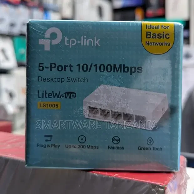 Tp-link Ls1005 5-port 10/100mbps Ethernet Switch
