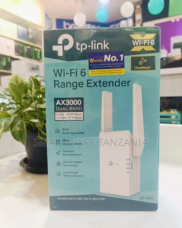 Tp-Link Re705x Ax3000 Wifi 6 Range Extender Onemesh Dual Band