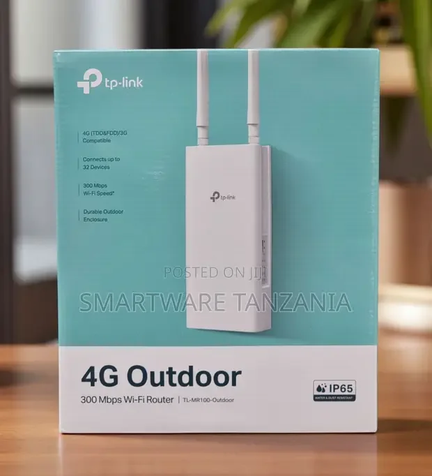 Tp-Link Tl-Mr100 Outdoor 4g Lte Ip65 Wi-Fi Router 300mbps