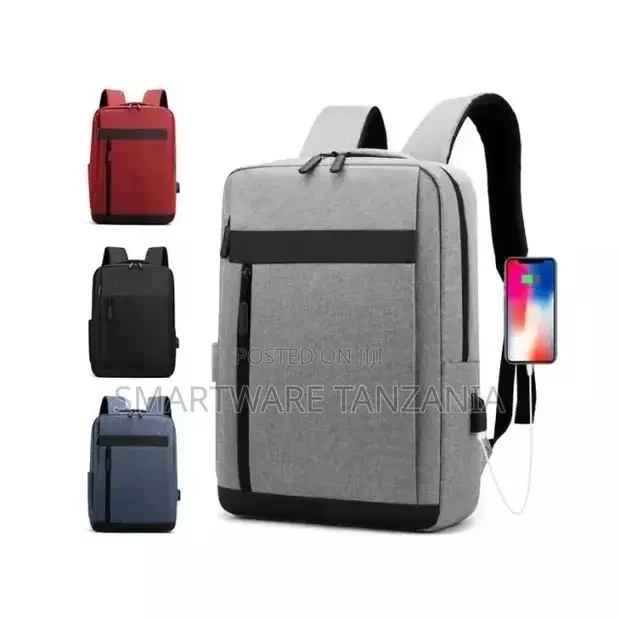 Travel Business Laptop Backpack With USB Charging Port