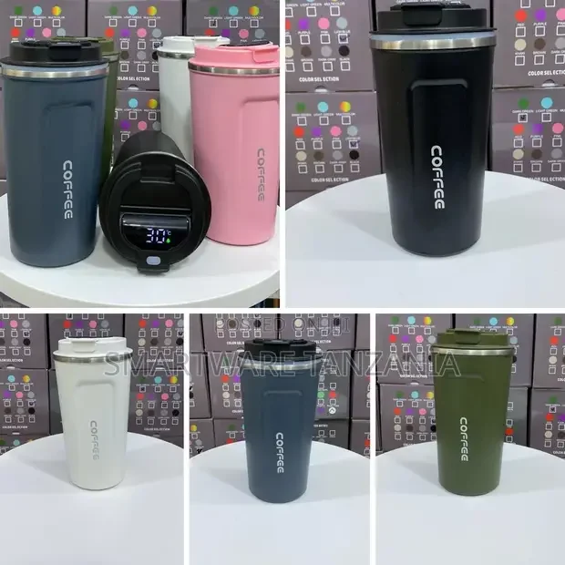 Travel Coffee Cup 500ml Stainless Steel Water Cup Spillproof