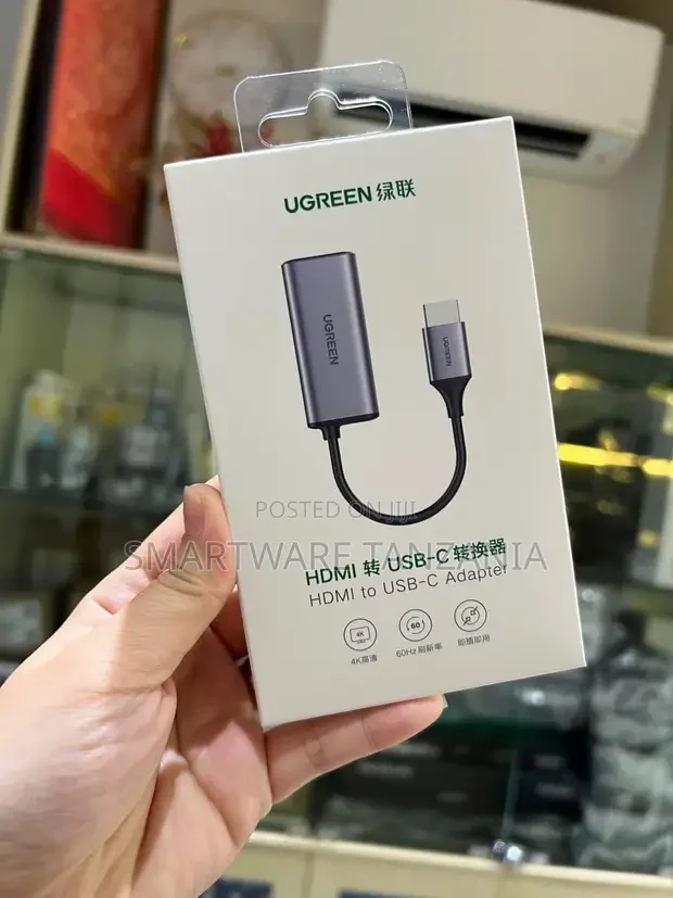 Ugreen Hdmi To Type-c Cable Adapter 60hz Sync Data For Pc