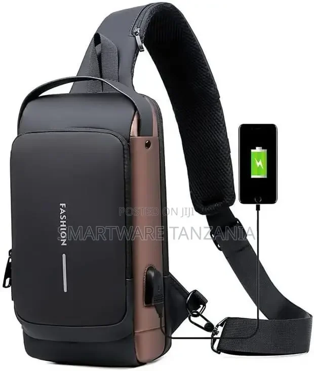 USB Power Waterproof Motorcycle Bag Chest Bags For Men Women