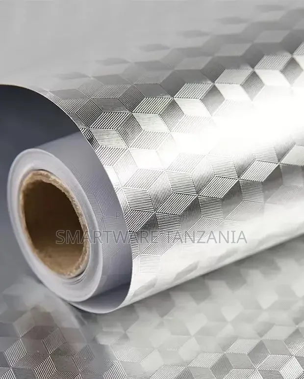Wall Sticker Wallpaper Kitchen Aluminium Foil Kitchen Shelf