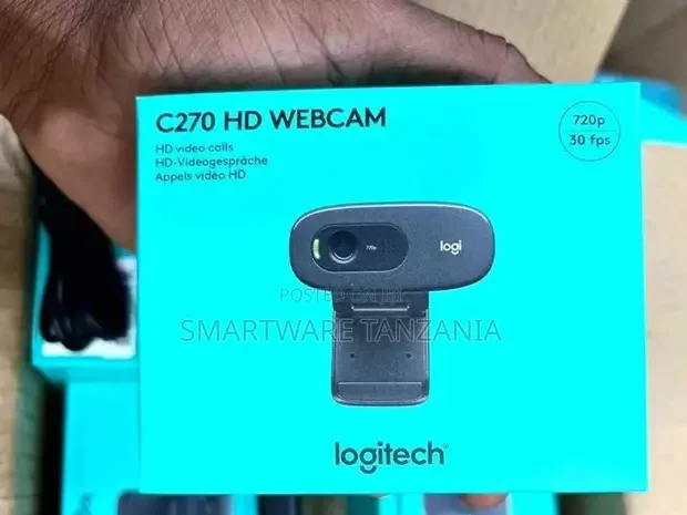 Webcam With Built-in Dual Digital Mic, Plug And Play Setup