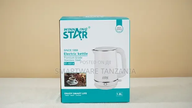 Winning Star St-6014 1.8l Electric Kettle, Stainless Steel Interior