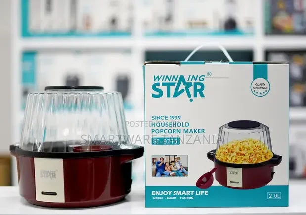 Winning Star St-9716 Electric Popcorn Maker 2.0l for Movie Nights