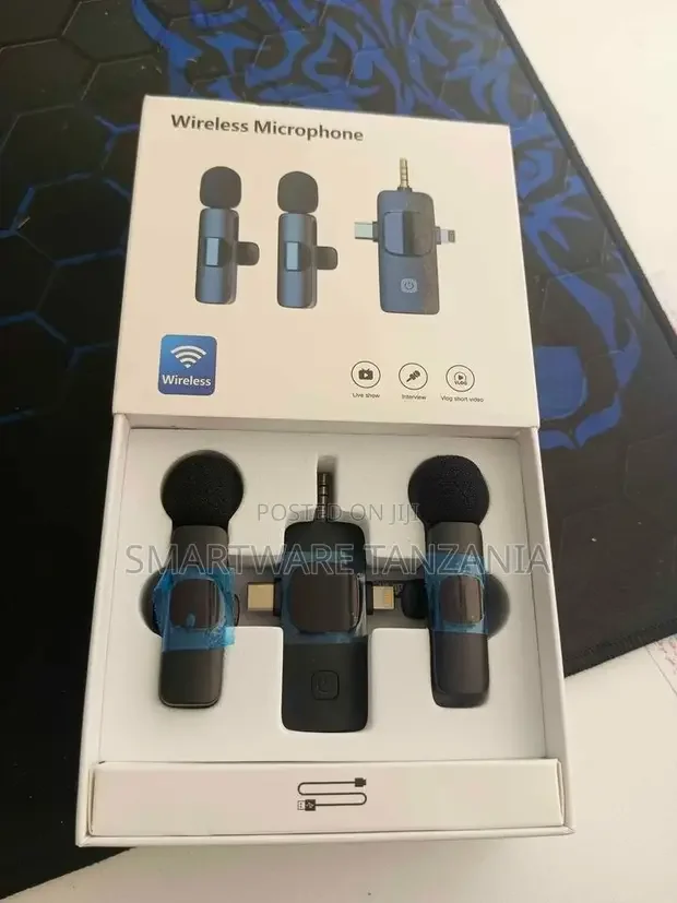 Wireless Audio Video Recording Mini Mic For Android, iPhone