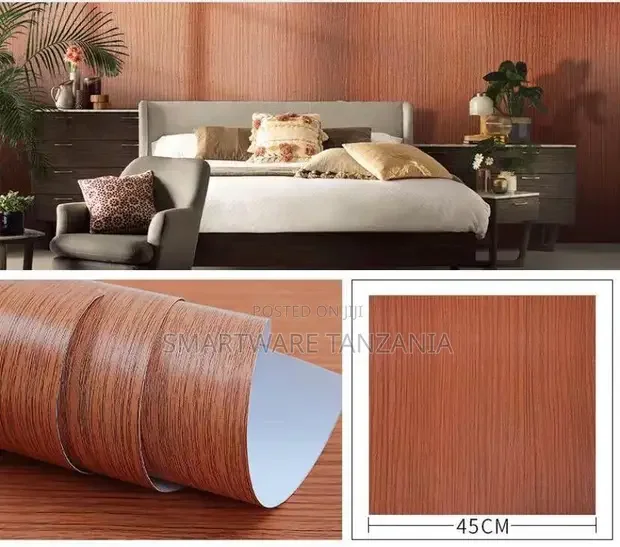 Wood Grain Sticker Flooring Repair Tape Waterproof Wallpaper