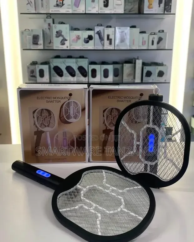Zapping Racket Kills Mosquitos, Flies, Insects Indoors